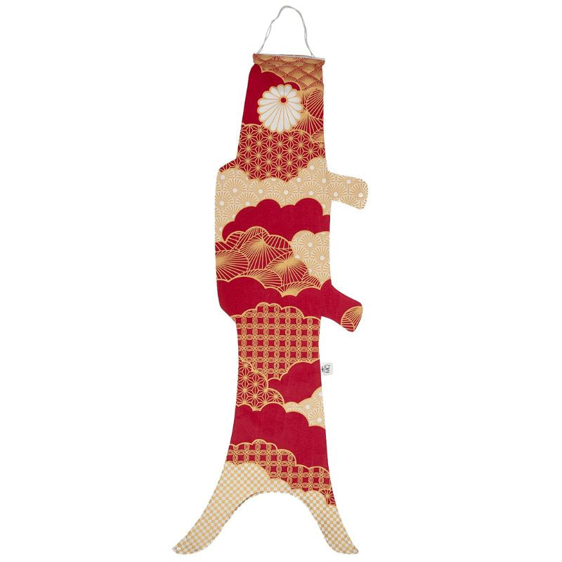 Koinobori tilkkutäkki punainen (M)