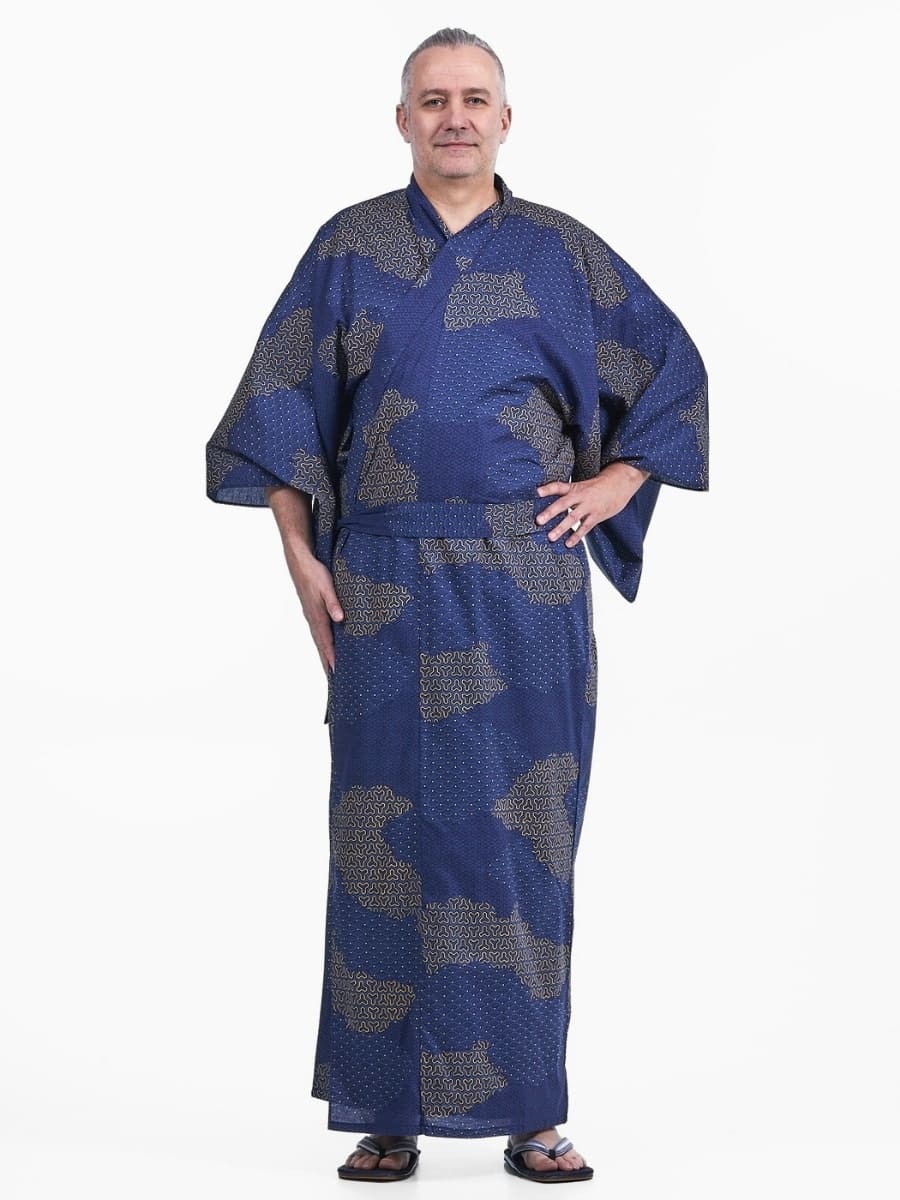 Kumo Miesten Yukata Kimono - S