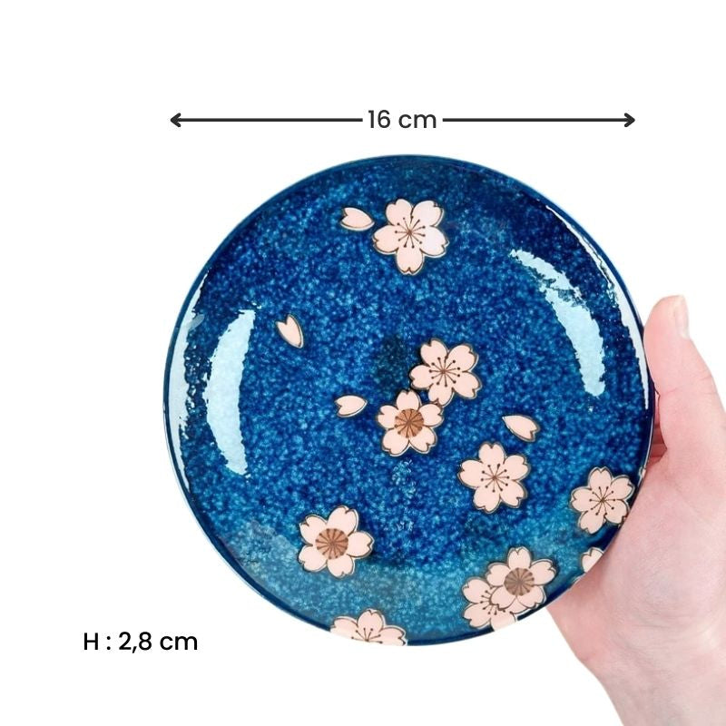 Laatikkosarja 5 Sakura japanilaista lautasta