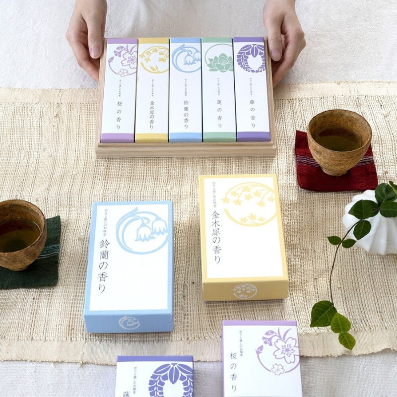 Luonnollinen japanilainen suitsuke lahjasetti