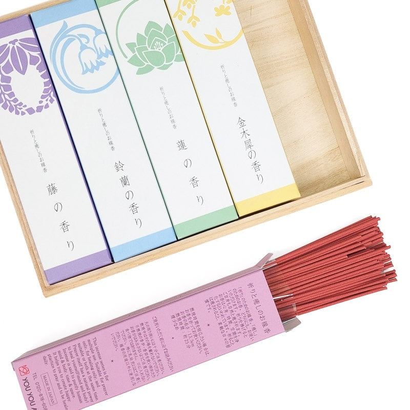 Luonnollinen japanilainen suitsuke lahjasetti