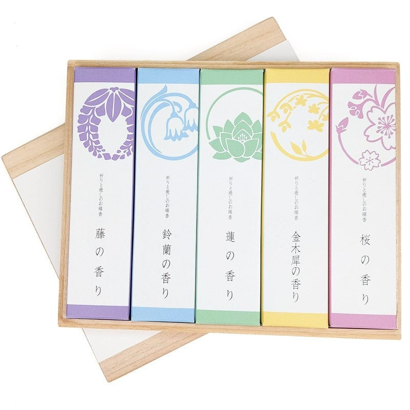 Luonnollinen japanilainen suitsuke lahjasetti