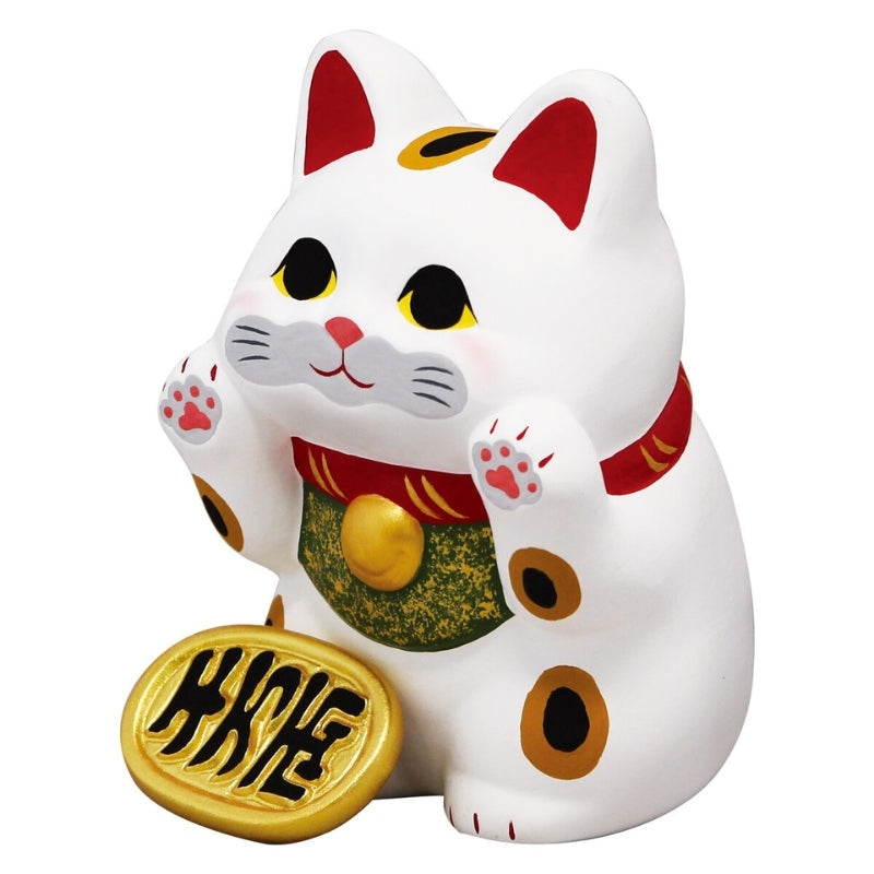 Maneki Neko Kawaii Valkoinen