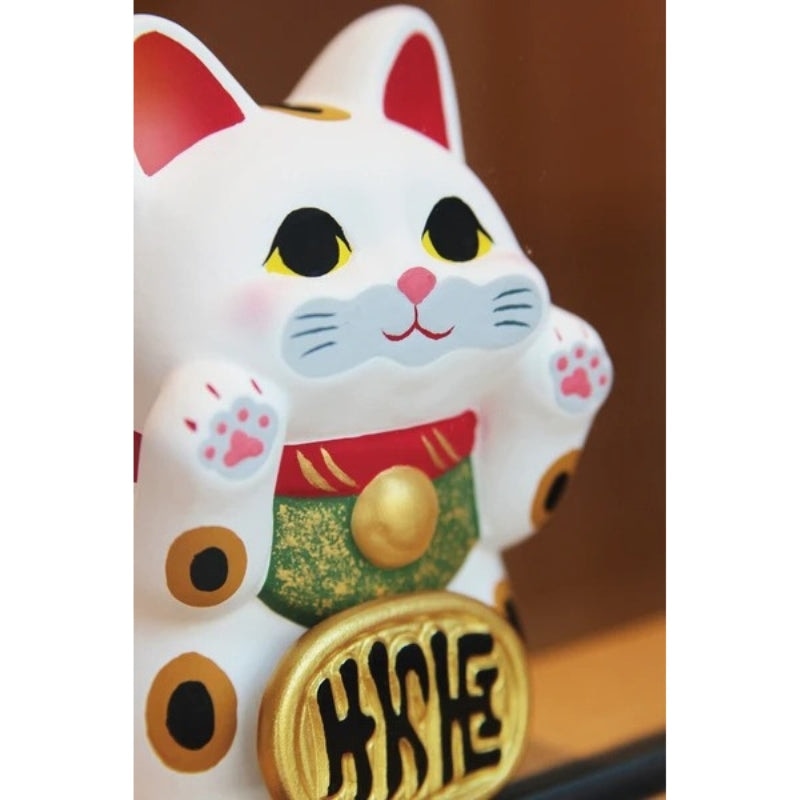 Maneki Neko Kawaii Valkoinen