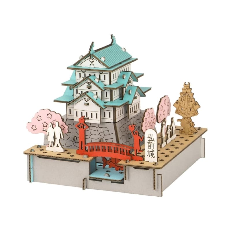 Japanilainen pienoismalli - Hirosakin linna