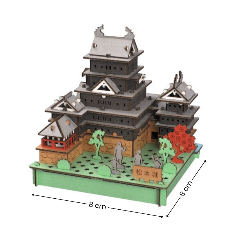 Japanilainen pienoismalli - Matsumoton linna