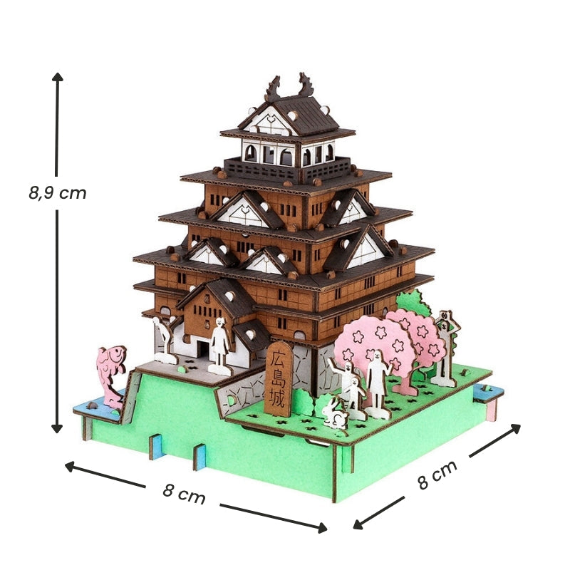 Japanilainen pienoismalli – Hiroshiman linna