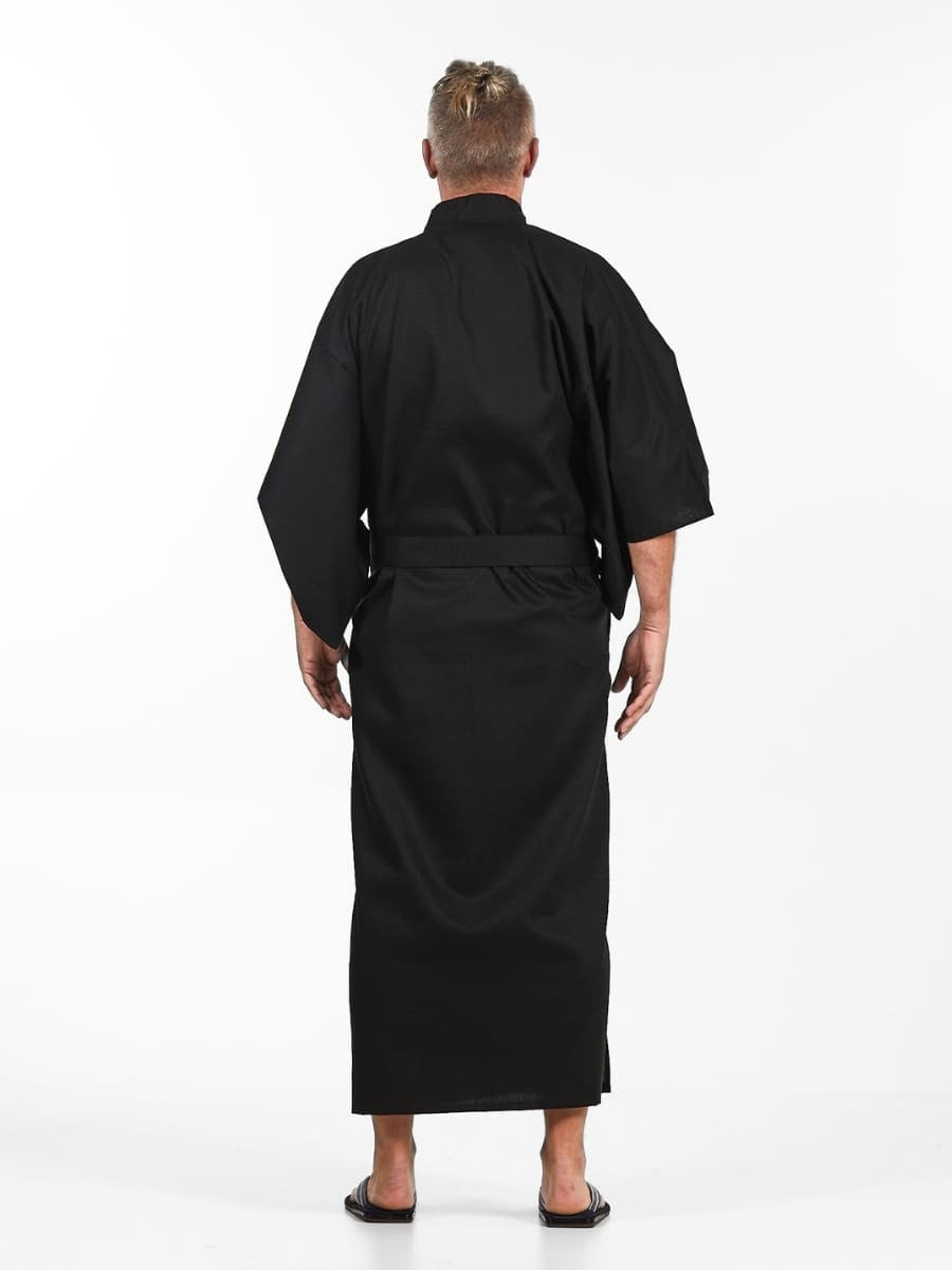Miesten japanilainen Kimono Musta - Yksi koko