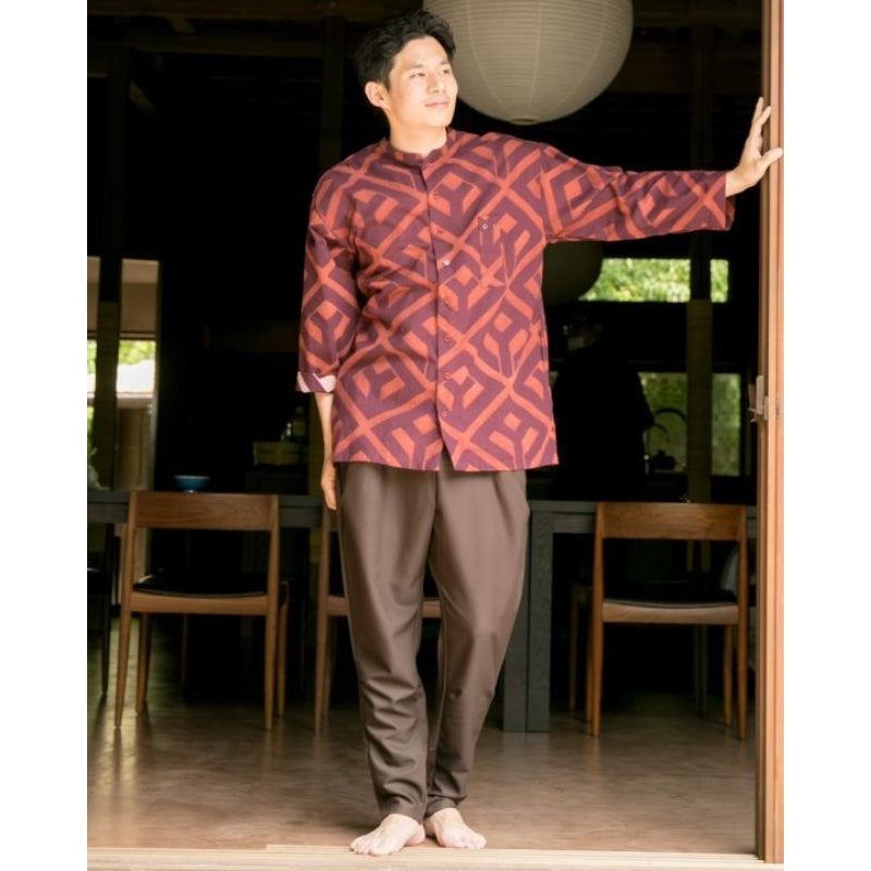 Miesten japanilaistyyliset housut