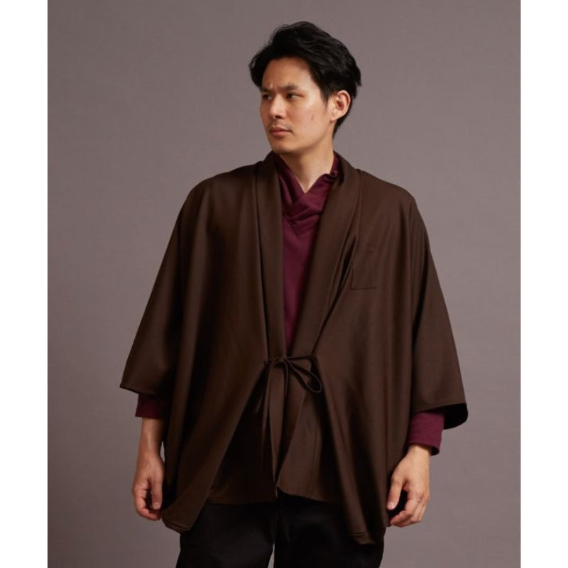 Miesten ruskea Kimono-takki
