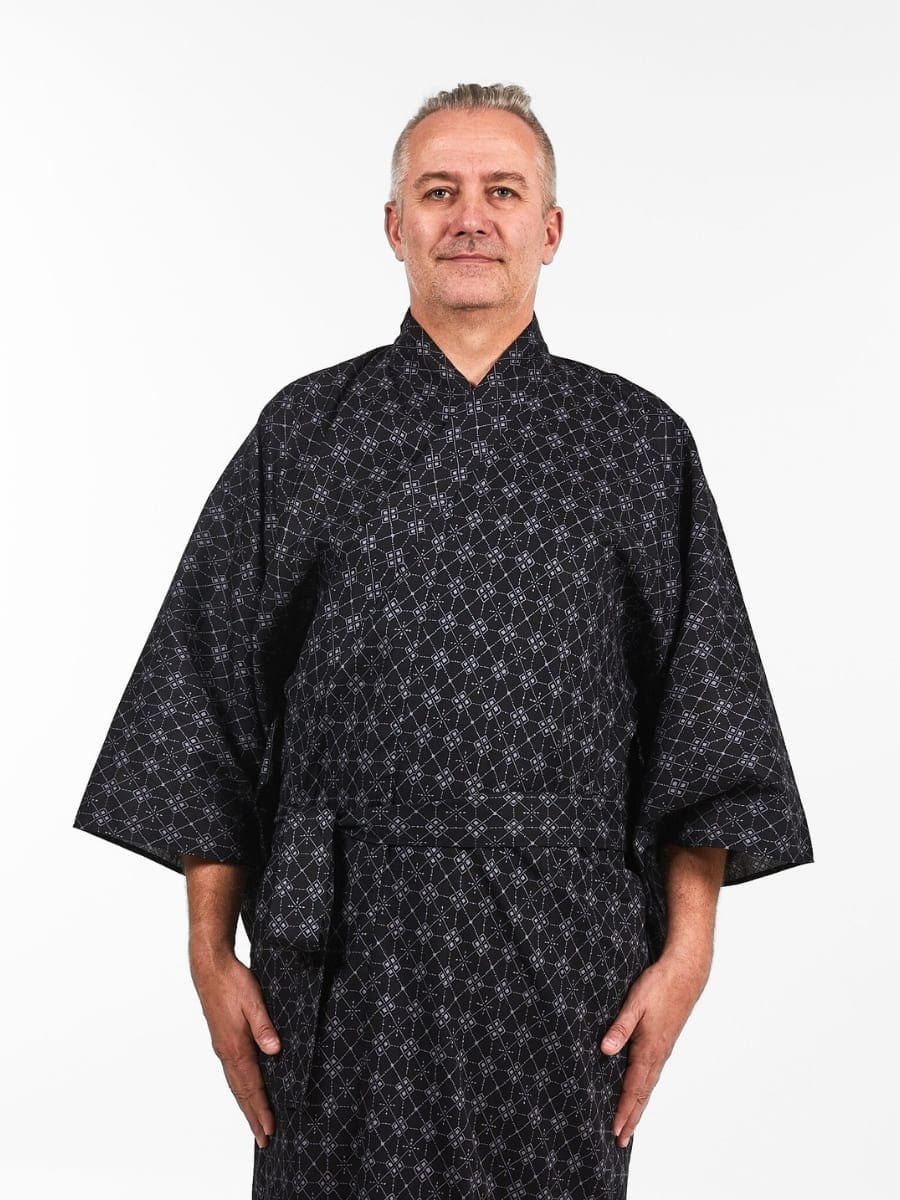 Miesten Yukata Hishigata Kimono