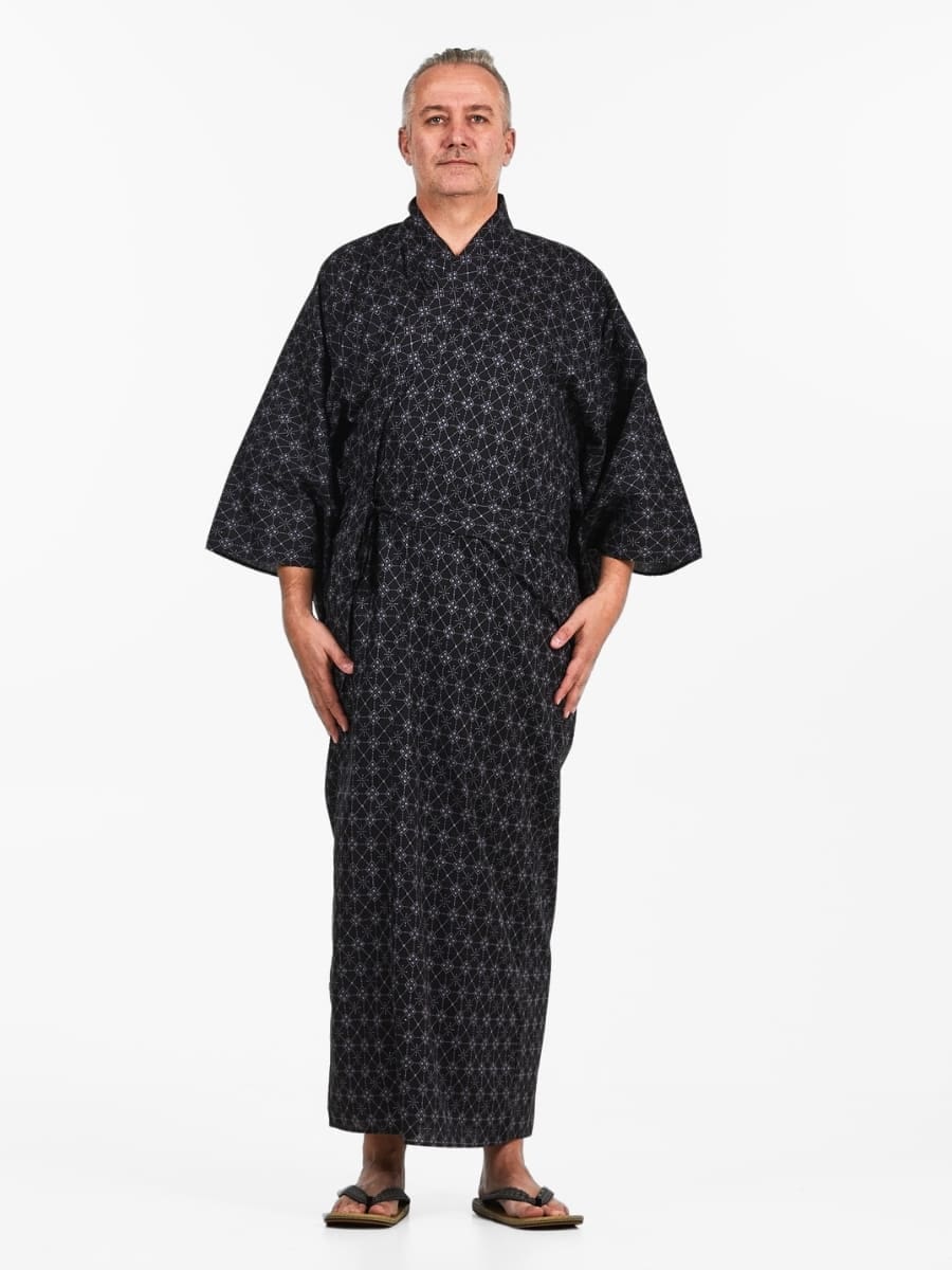 Miesten Yukata Hishigata Kimono - S