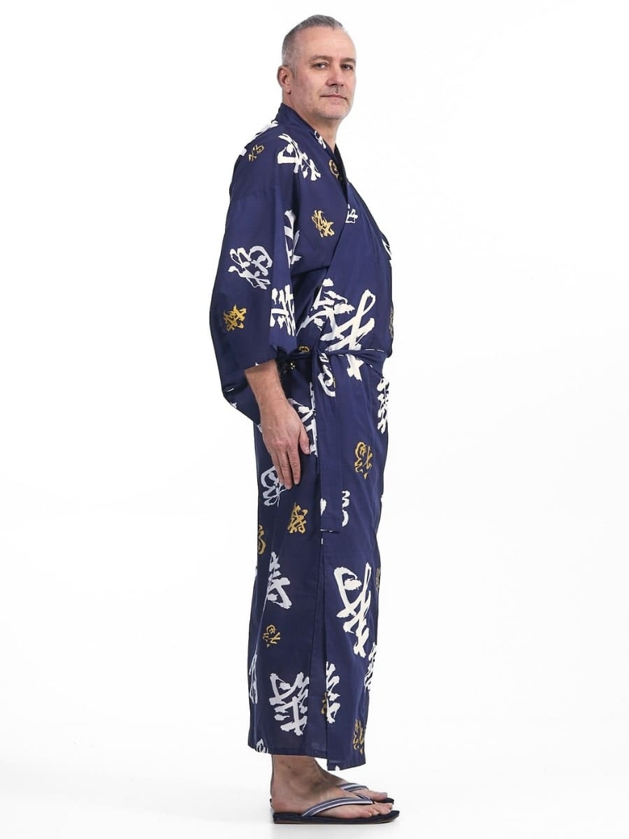 Miesten Yukata Kimono Kotobuki Kotobuki