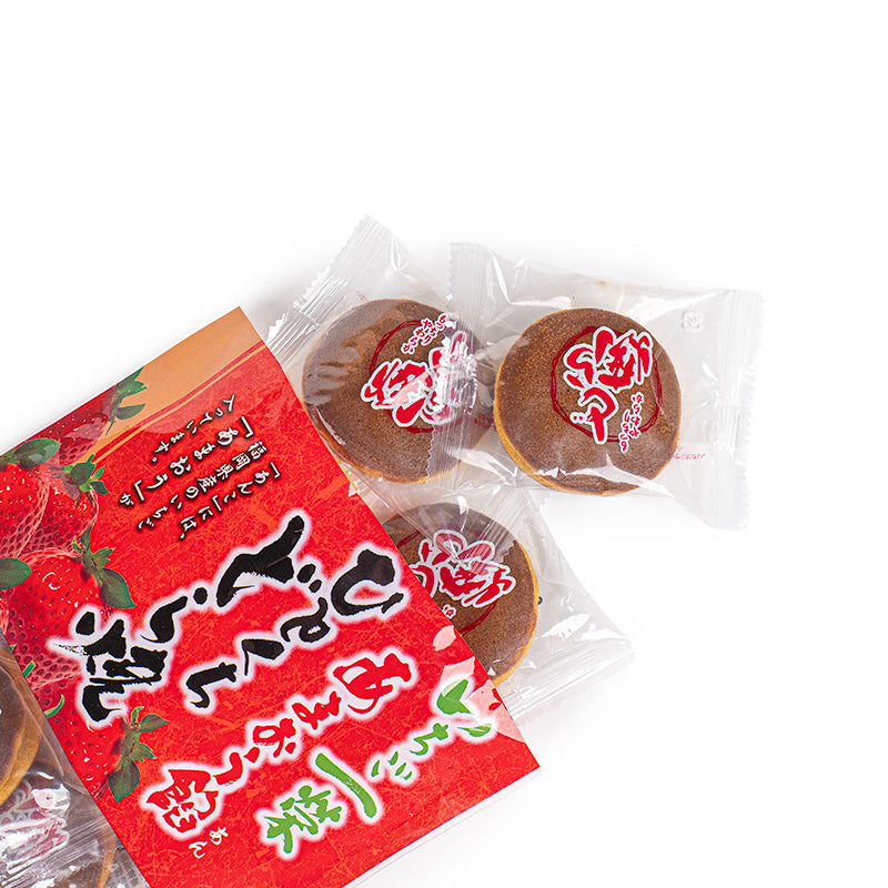 Mini japanilainen mansikka Dorayaki