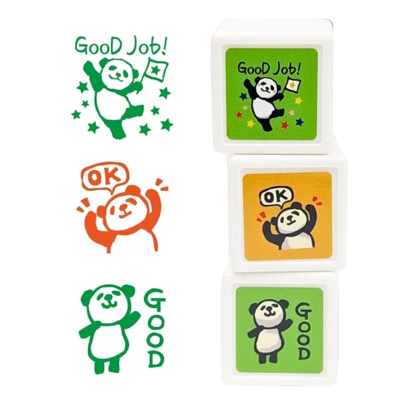 Mini japanilainen panda leima