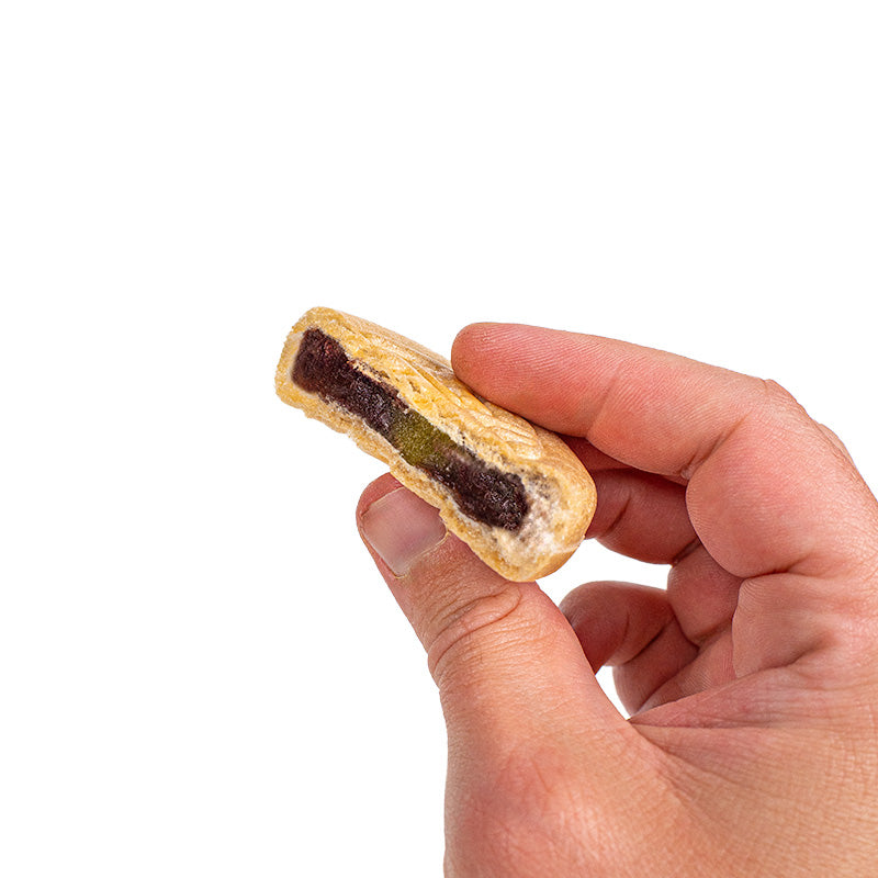 Japanilainen Monaka-täytteinen Mochi Matchan ja Ankon kanssa