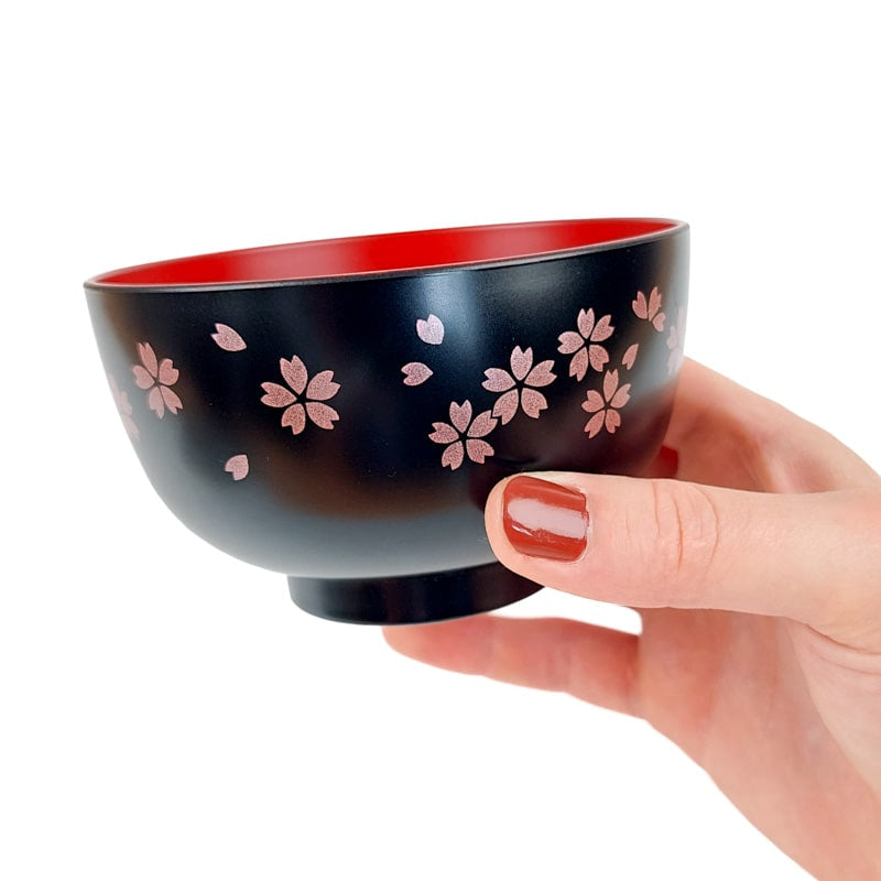 Musta Sakura japanilainen keittokulho