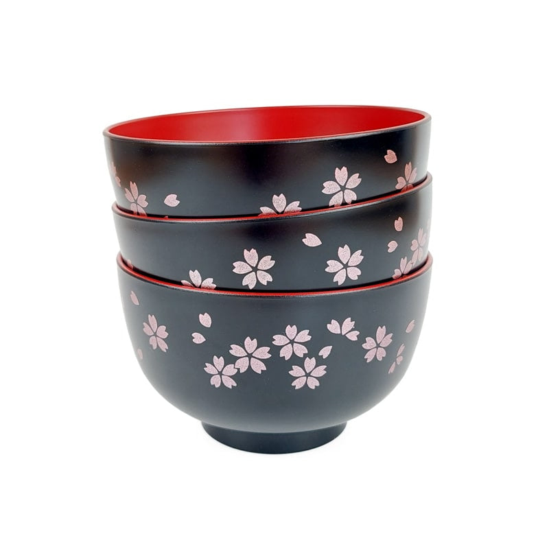 Musta Sakura japanilainen keittokulho