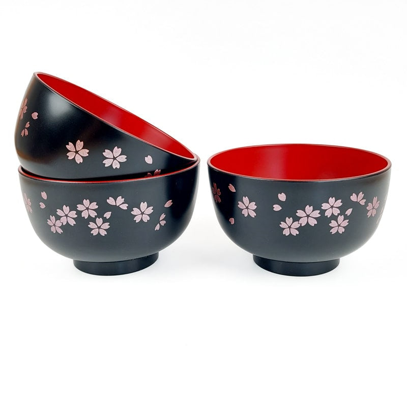 Musta Sakura japanilainen keittokulho