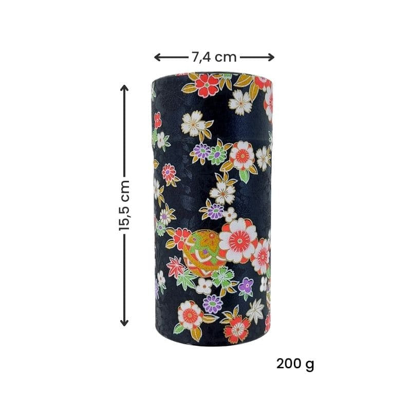 Musta Washi-paperi teepakkaus