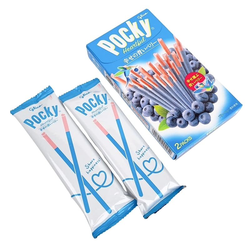 Mustikka Pocky Stick sydän