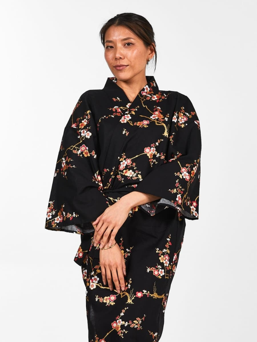 Naisten Ōgonbai Happi Kimono - Yksi koko