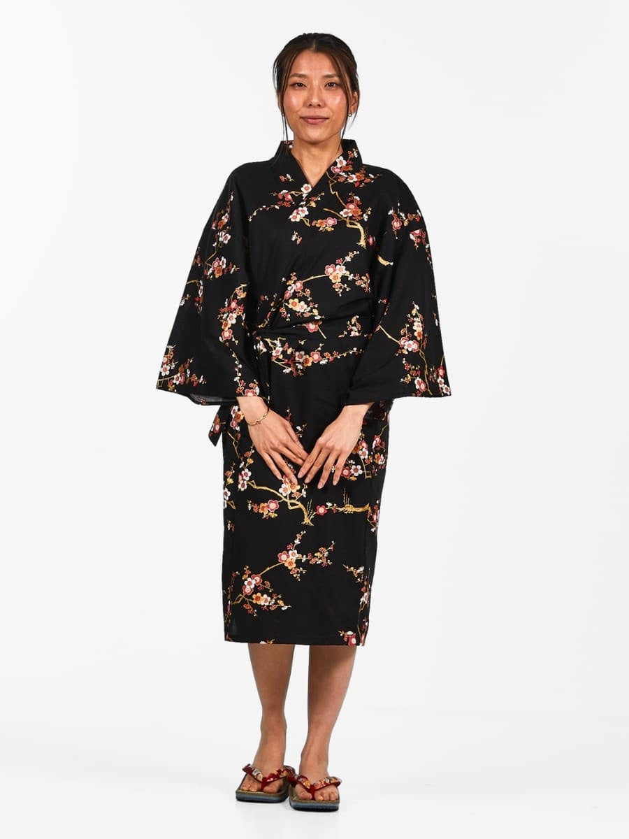 Naisten Ōgonbai Happi Kimono - Yksi koko