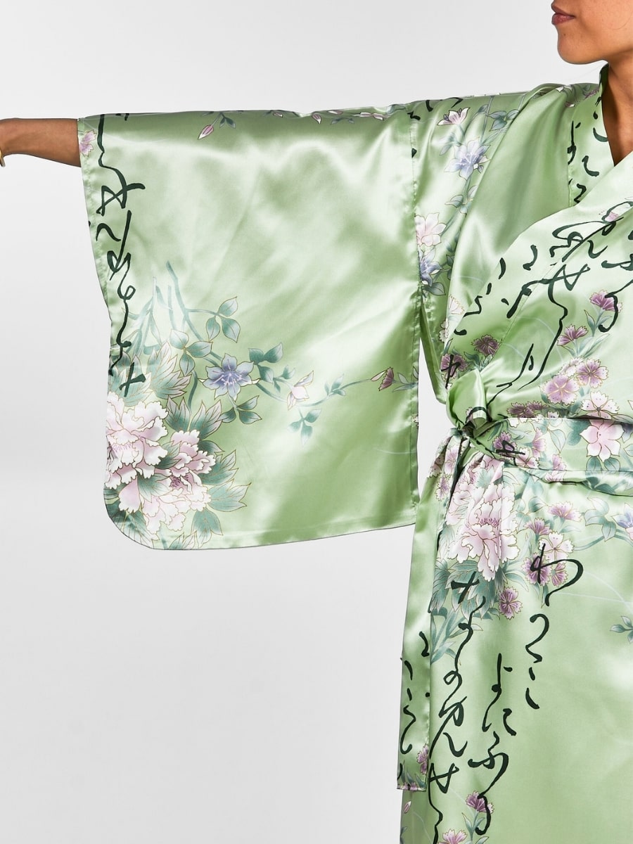 Naisten Shi to Hana japanilainen Kimono - Yksi koko