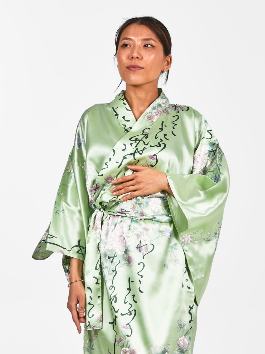Naisten Shi to Hana japanilainen Kimono - Yksi koko