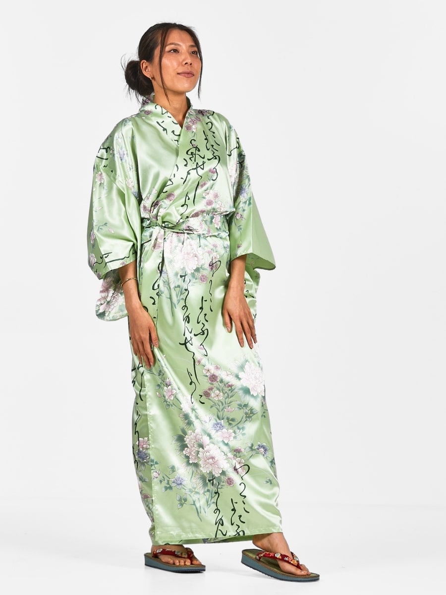 Naisten Shi to Hana japanilainen Kimono - Yksi koko