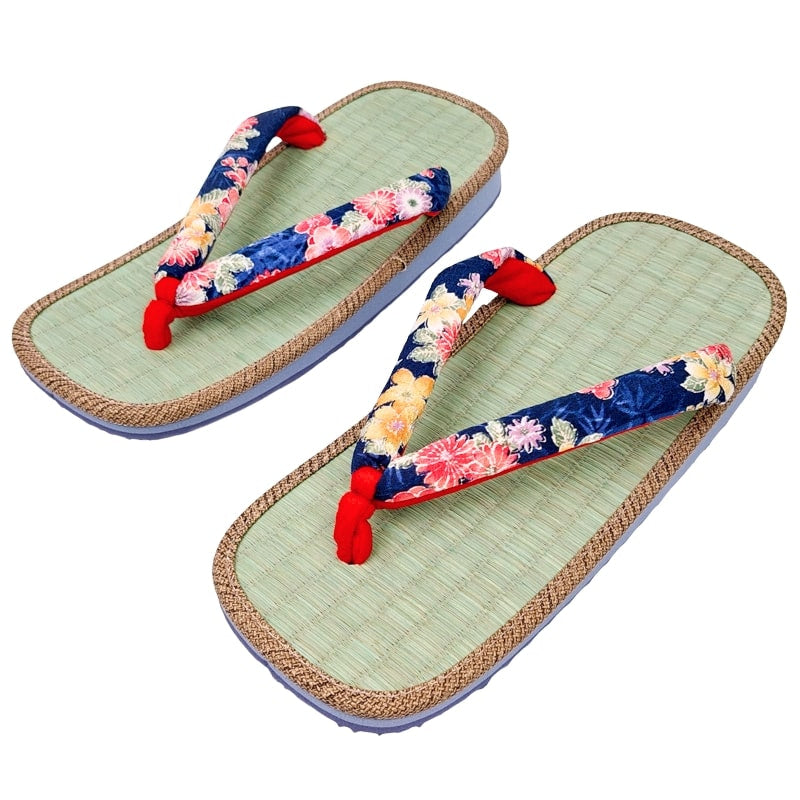 Naisten japanilainen Zori Aoi Hanao Aoi Hanao