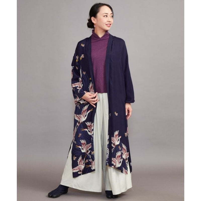 Naisten pitkä kurki-kimono