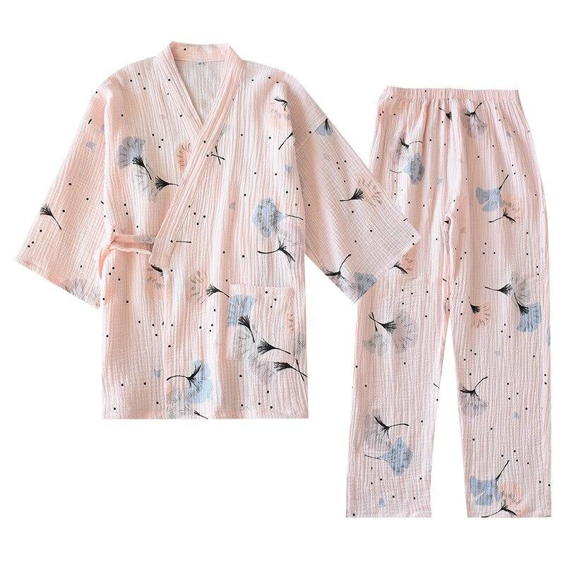 Naisten pyjama-kimono