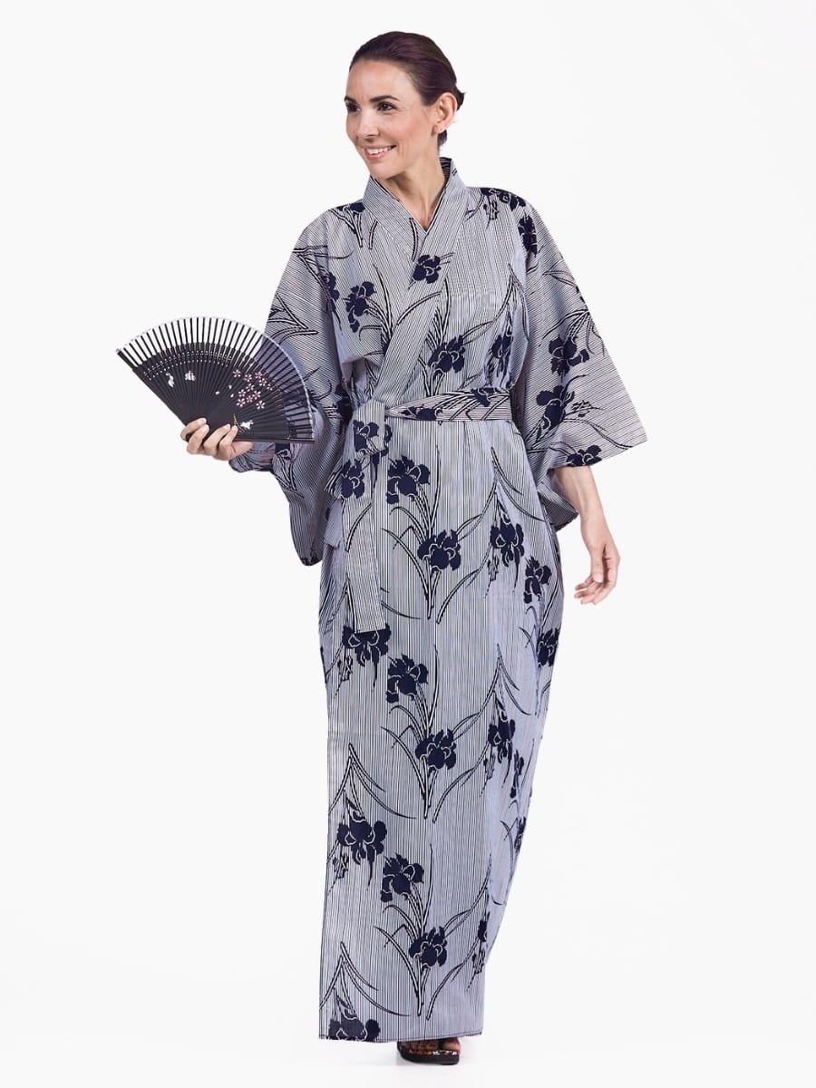 Naisten Yukata Kimono Iris - S