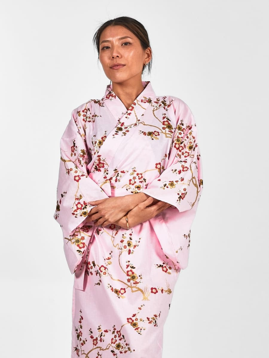 Naisten Yukata Kimono Ōgonbai