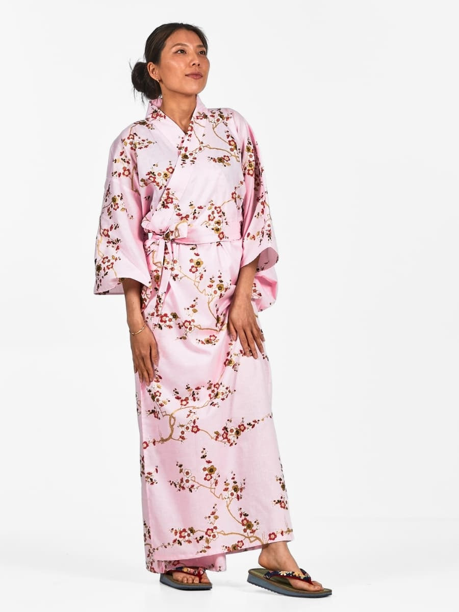 Naisten Yukata Kimono Ōgonbai