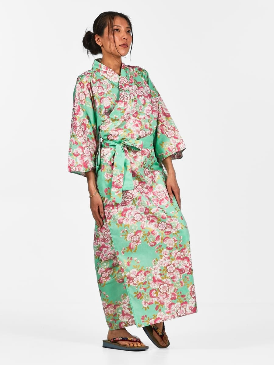 Naisten Yukata Kimono Sakura kukka