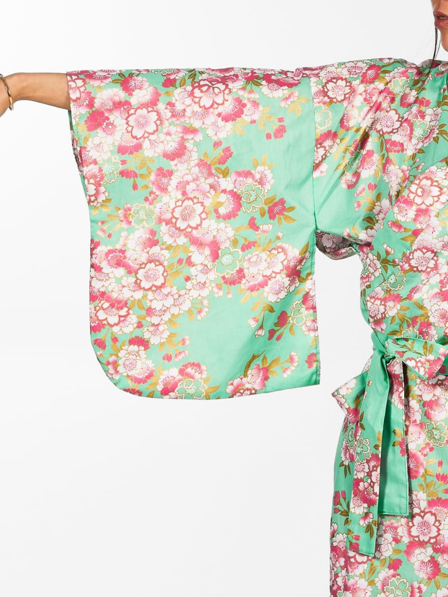 Naisten Yukata Kimono Sakura kukka