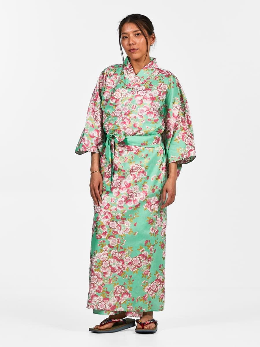Naisten Yukata Kimono Sakura kukka