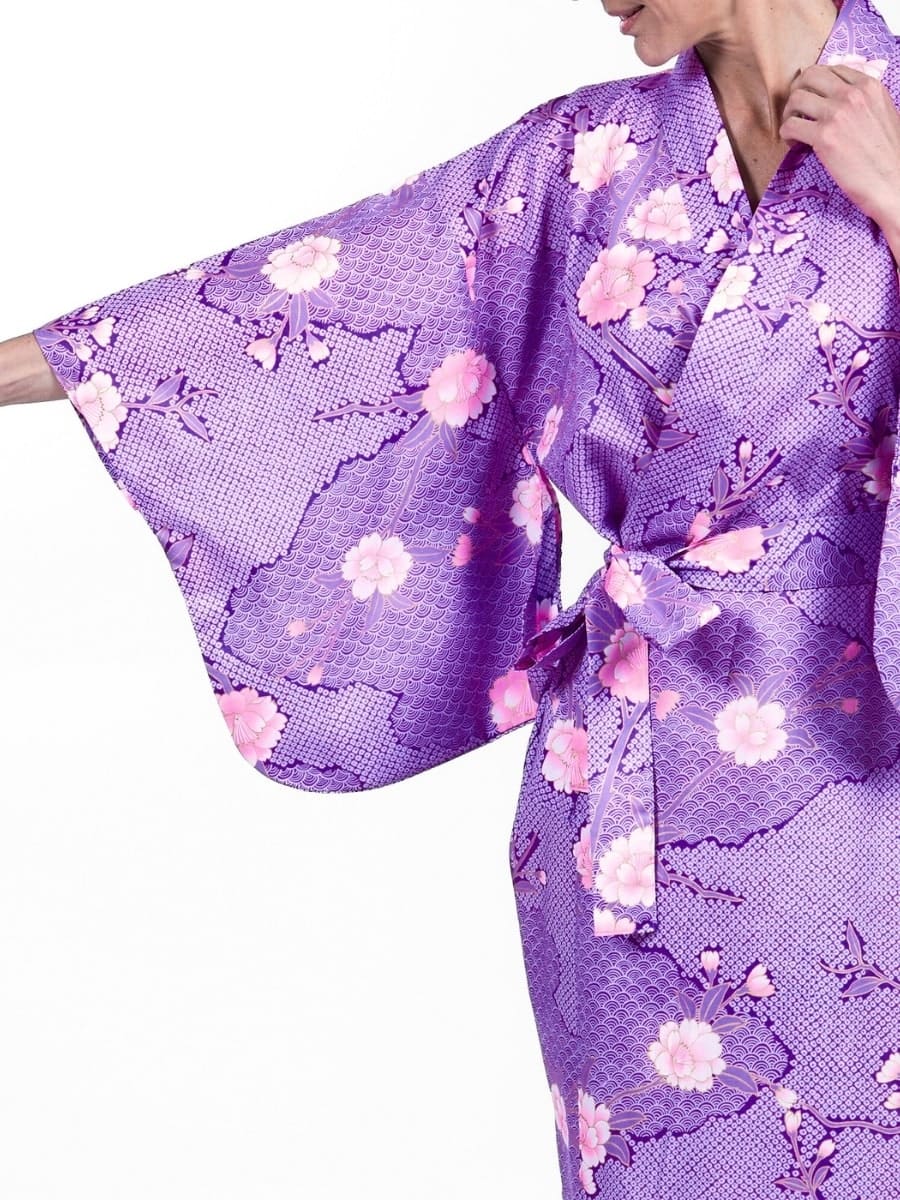 Naisten Yukata Kimono Sakura to Kumo Kimono Sakura to Kumo