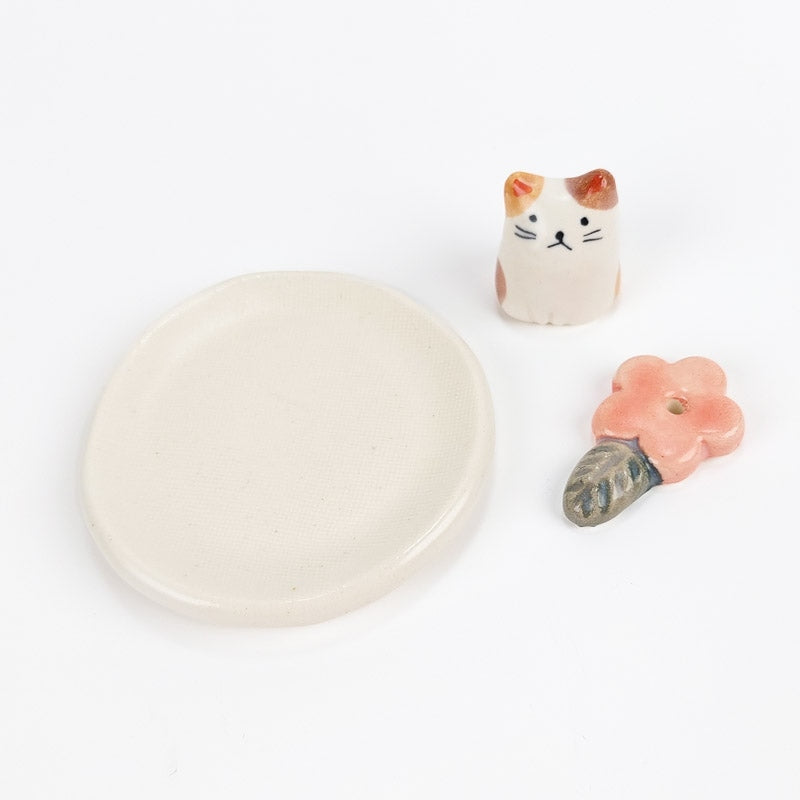 Neko Japanilainen suitsukekotelo