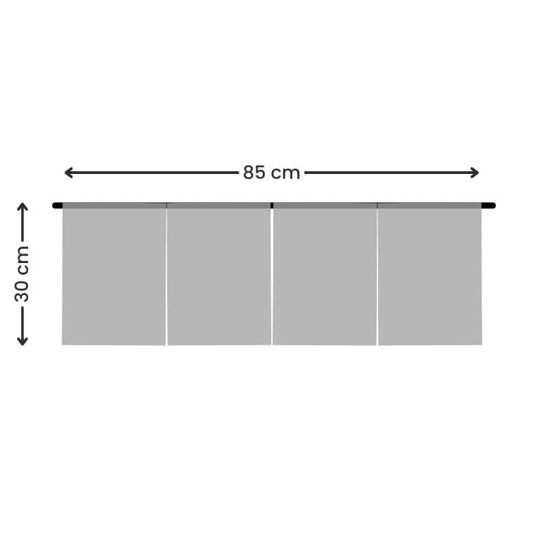 Noren Court Neko Sininen - 85 x 30 cm