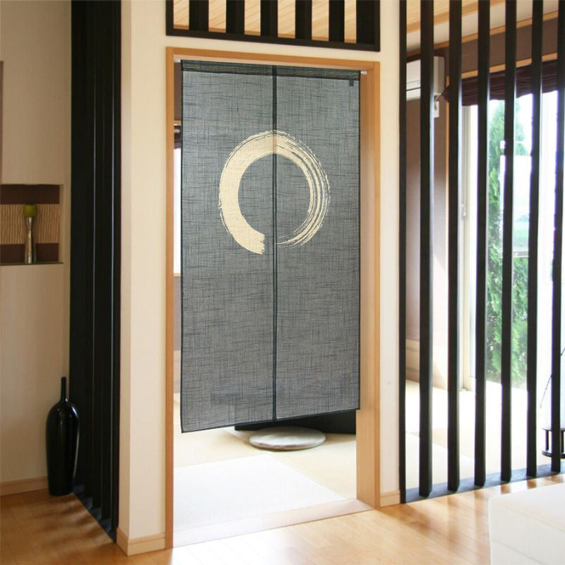 Japanilainen Noren Enso Sininen - 85 x 150 cm