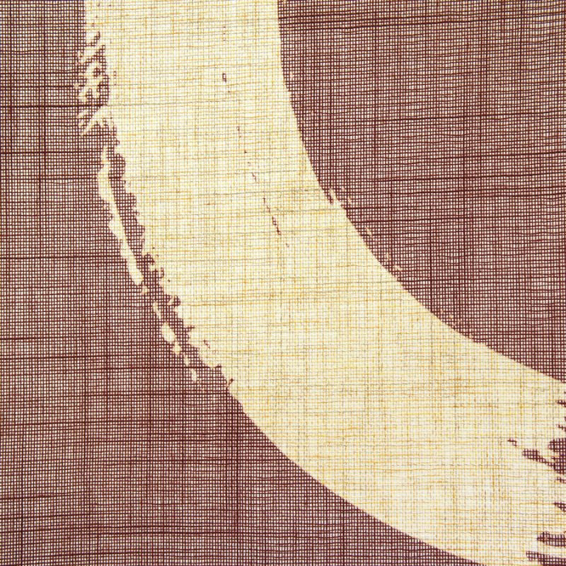 Noren Japanilainen Enso Ruskea - 85 x 150 cm