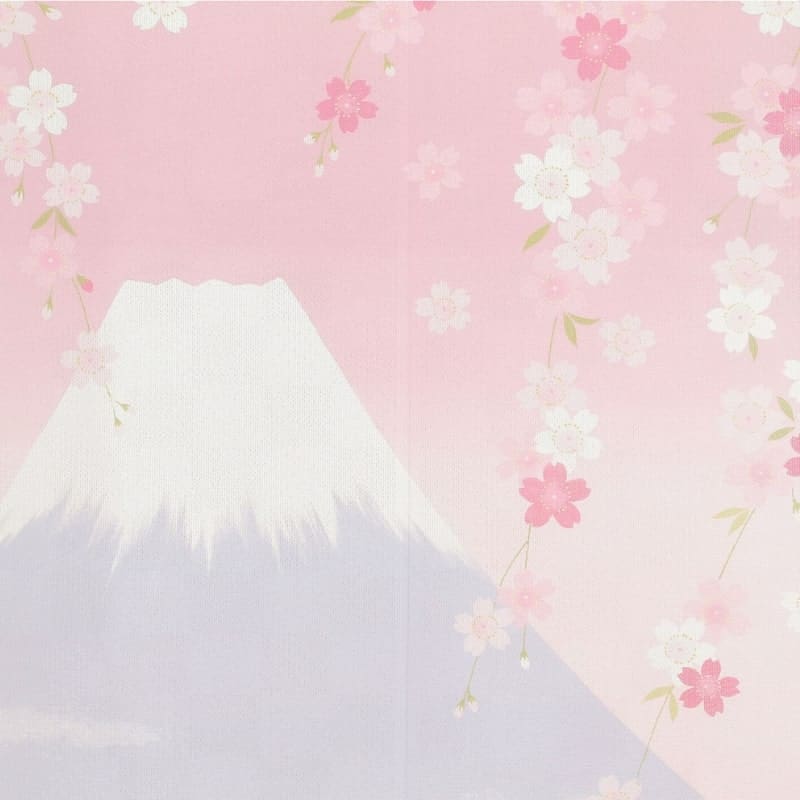Japanilainen Noren Fuji Sakura - 85 x 150 cm