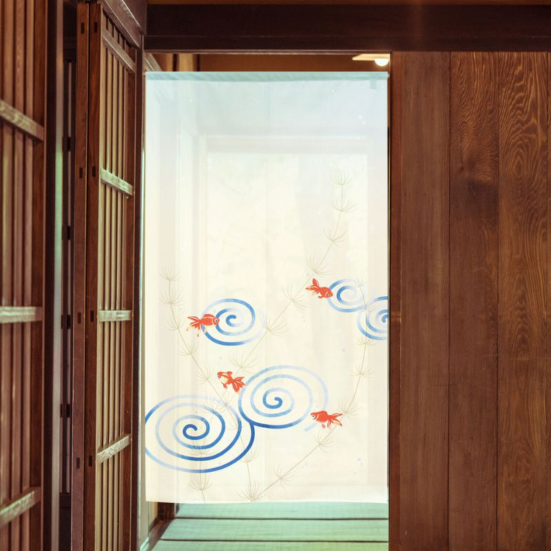 Noren Japanilainen Kingyo - 85 x 150 cm