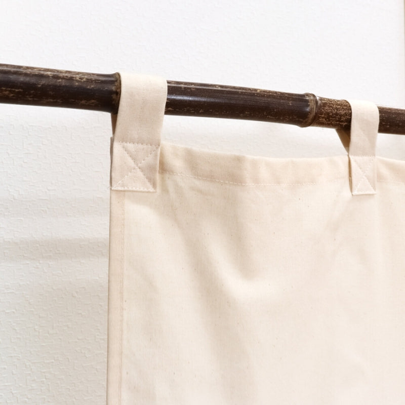 Noren Japanilainen lyhyt Beige - 175 x 50 cm