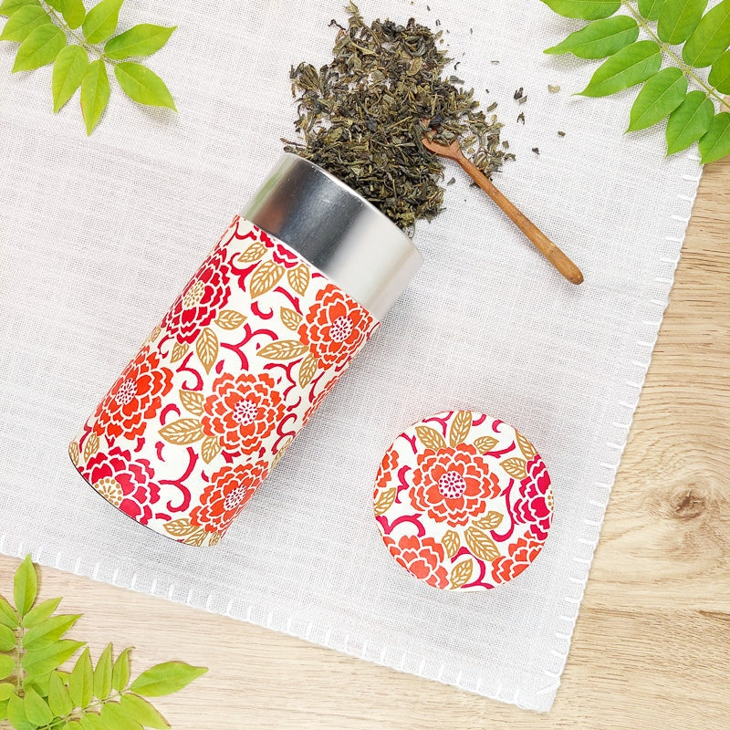 Oranssi Washi tee laatikko
