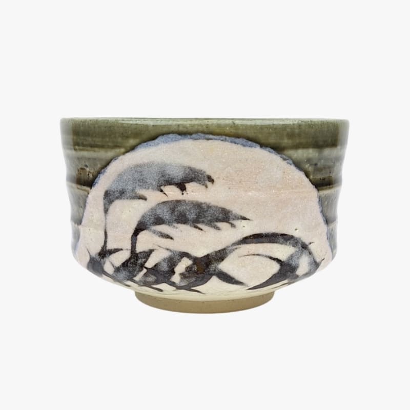Oribe Ashi Japanese Matcha Bowl