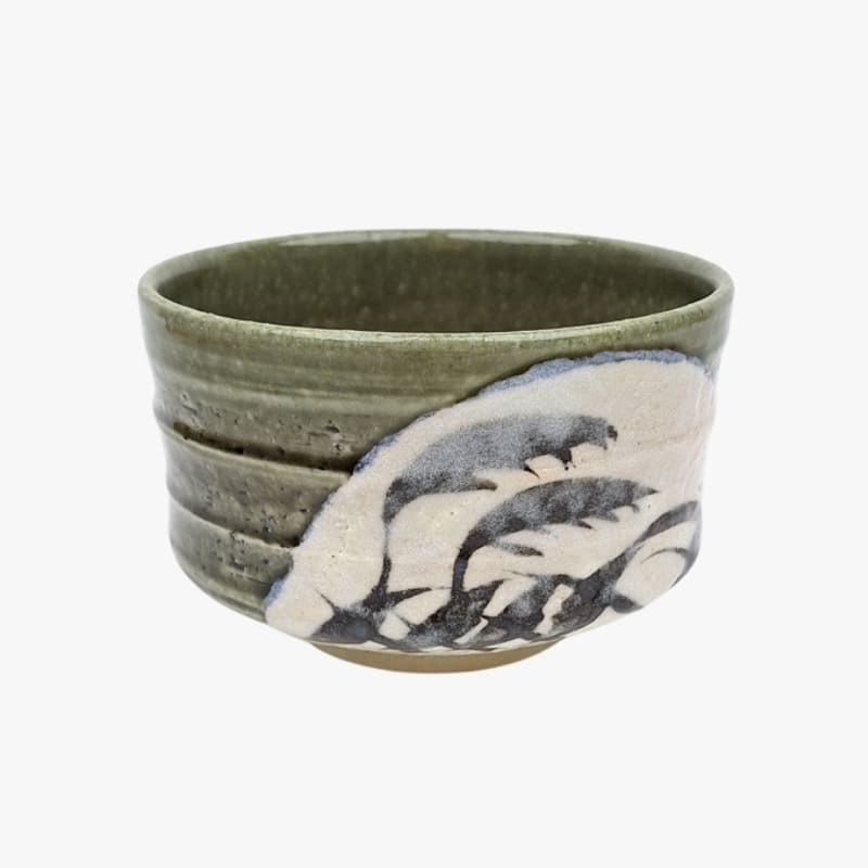 Oribe Ashi Japanese Matcha Bowl
